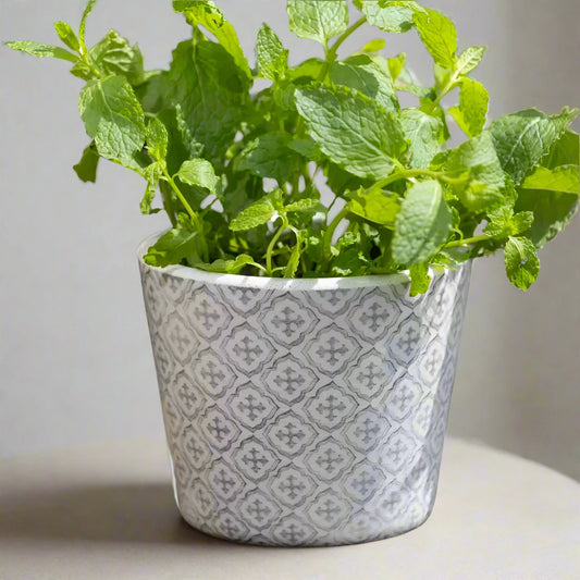 Elysian Plant Pot - cross design