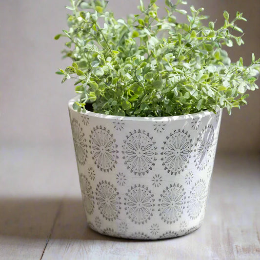Elysian Plant Pot - oval florals